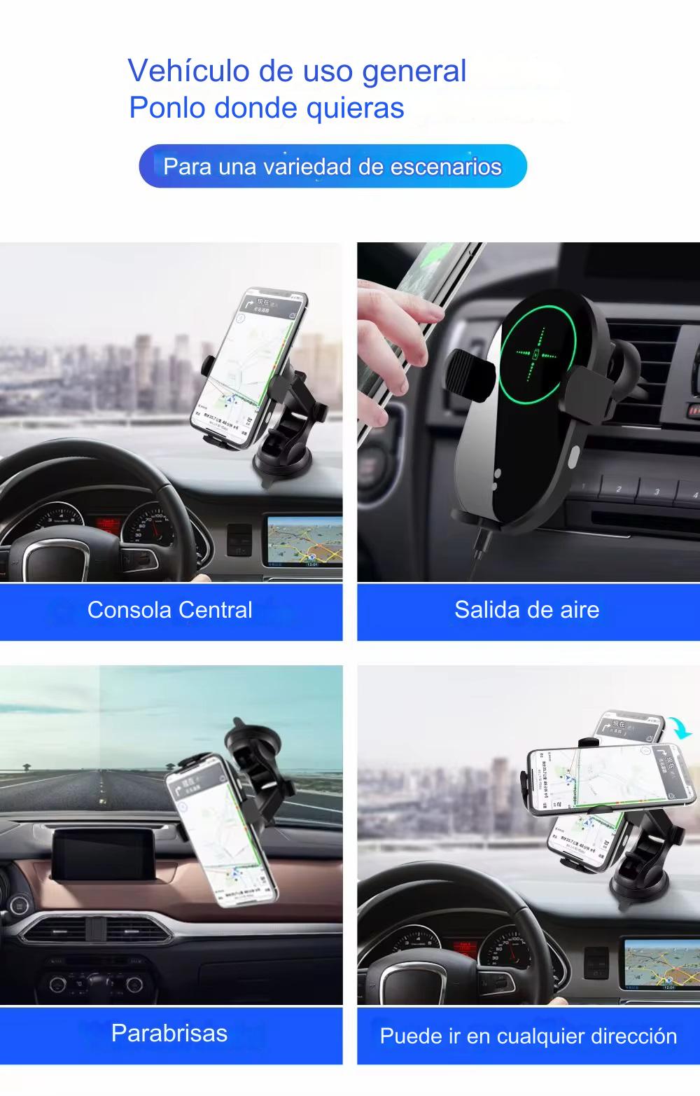 Soporte de celular para auto con carga magnética - Imagen 5