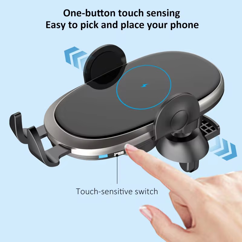 Soporte de celular para auto con carga magnética - Imagen 4
