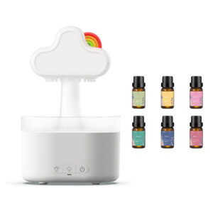 Difusor de aroma Nube de lluvia y Pack de Aceites