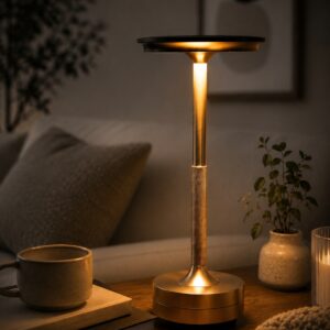 Lampara color oro