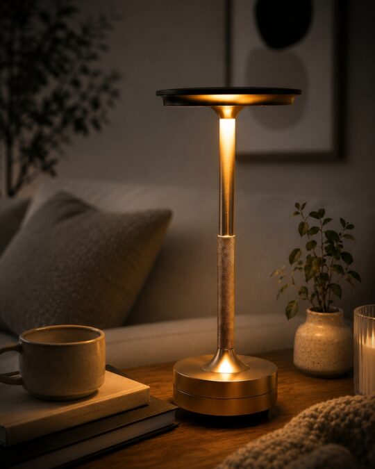 Lampara color oro