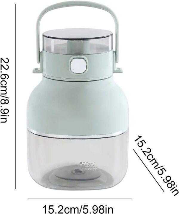 Licuadora Portátil 500ml Recargable Verde - Imagen 2