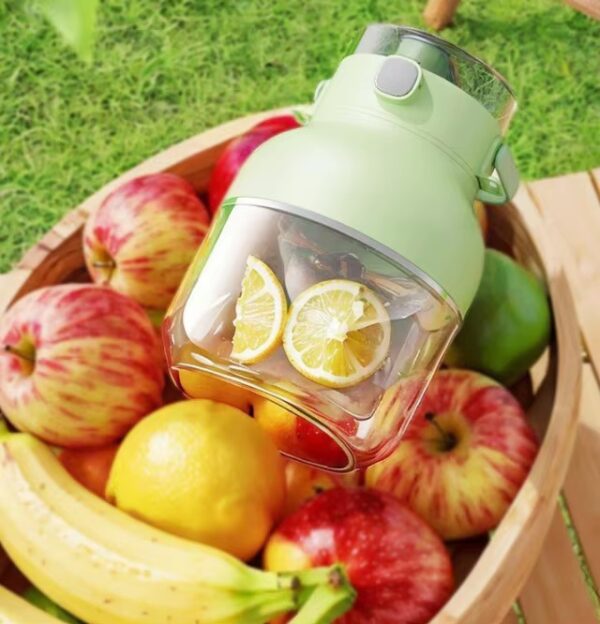 Licuadora Portátil 500ml Recargable Verde - Imagen 5