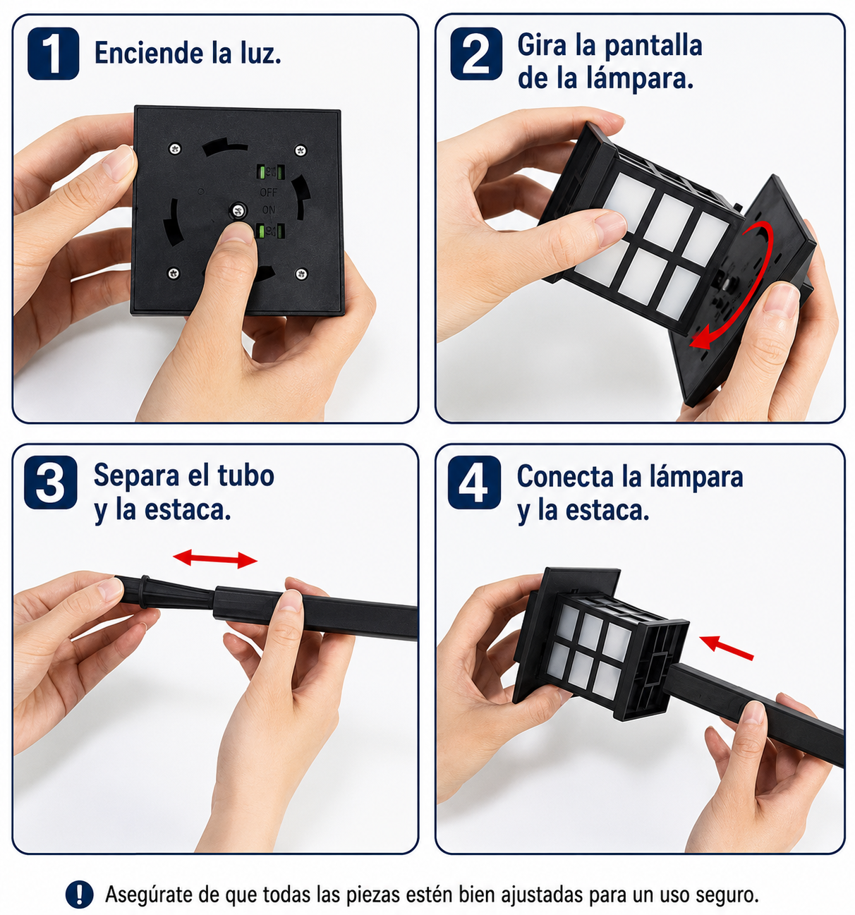 Antorcha solar Pack X2 – Efecto Llama - Imagen 3