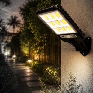 Foco solar led - Sensor de movimiento